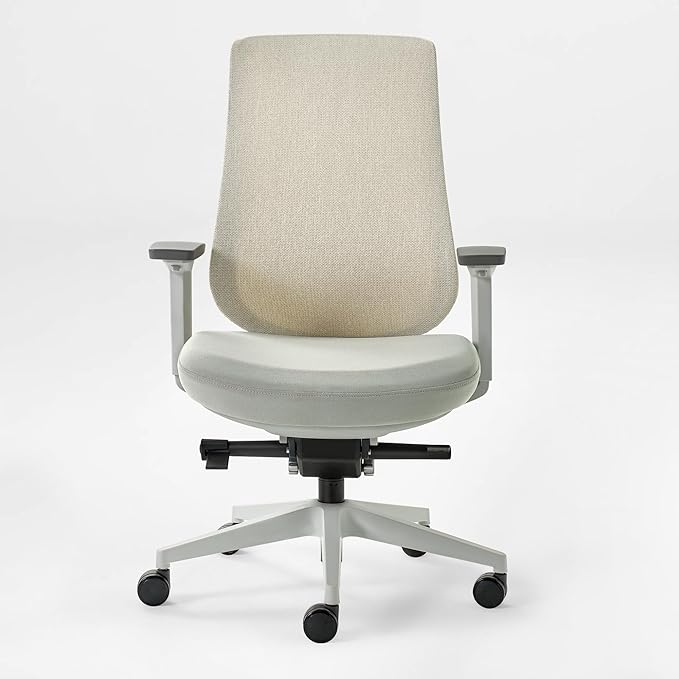 EUREKA ERGONOMIC Lira Office Chair, Ergonomic Desk Chair with 3D Armrests, Adjustable Seat Depth, Breathable Mesh Computer Chair with Lumbar Support for Home Office(Grey)