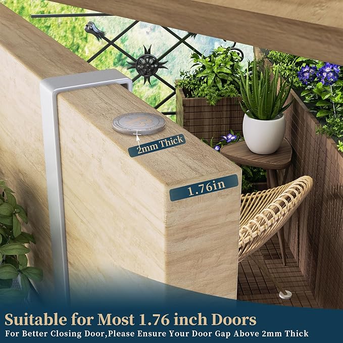 Consumest Over The Door Hooks Organizer - Extra Long Door Hanger with 9 Coat Hooks & 2 Mesh Basket, Back Storage Organizer Hanging Towels for Bathroom, Bedroom, Silver (for 1.76 in Doors)