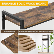 Over Toilet Bathroom Organizer with 2 Storage Cubes, 4-Tier Adjustable Metal Toilet Storage Shelves for Towels, Toilet Paper, Toiletries, Easy Assembly Freestanding Small Space Saver