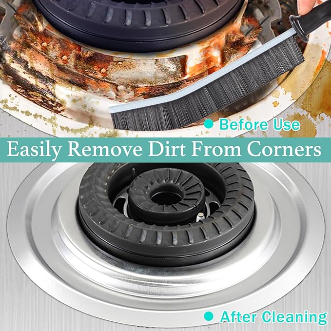 Crevice Cleaning Brush,New Multifunctional Gap Cleaning Brush Tool,Thin Scrub Brush Hard-Bristled Gap Scrub Brush for Bathroom Kitchen Tiles Window Door Slots(5pcs)