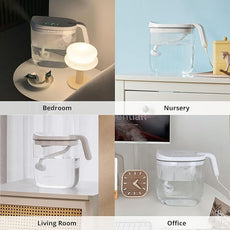 Carepod Mini 21P Ultrasonic Cool Mist Humidifier Whisper-Quiet Filter-Free Easy Clean - Only 3 Washable Parts to Clean, Auto Shut-off, 0.74gal 2.8l Tank, Nursery, Baby, Kids Bedrooms