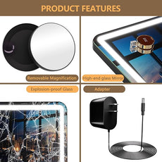 Hasipu Vanity Mirror with Lights, 31.5