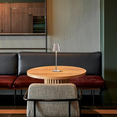 KDG 2 Pack Cordless Table Lamp,Portable LED Desk Lamp, 4000mAh Battery Operated, 3 Color Stepless Dimming Up, for Restaurant/Bedroom/Bars/Outdoor Party/Camping/Coffee Shop Night Light(Brushed Nickel)