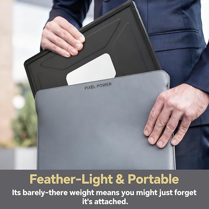 10-Point Infrared Touch Screen Frame for MacBook Air 15 Inch, High-Precision Magnetic Touchpad, Trackpad Activator with Multi-Gesture Control, Ultra-Thin Hard Shell Case & Passive Stylus Pen Included