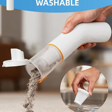 Cordless Car Vacuum, 4 in 1 Portable Mini Handheld Vacuum Cleaner with 15000pa Suction Power, 2 Suction Modes & Multi-Nozzles for Car Home Office Pet, White