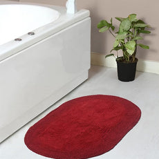 Home Weavers Double Ruffle Collection 100% Cotton Bathroom Rugs Set, Washable Rug, Extra Soft and Absorbent Bath Rug, Kitchen Mat, Bath Mat Set, Bath Floor Mat Non Slip, 21