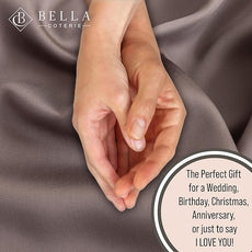 Bella Coterie 7 Piece Luxury Bamboo Viscose Split King Size Sheet Set | 2 Fitted Sheets for Adjustable Beds | 100% Organically Grown | Cooling for Hot Sleepers | 4 Pillowcases [Mocha]