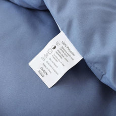 ROSGONIA Queen Comforter Set Slate Blue, 3pcs Queen Size Comforter(1 Boho Blue Comforter & 2 Pillowcases) All Season Lightweight Bedding Blanket Quilt