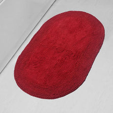 Home Weavers Double Ruffle Collection 100% Cotton Bathroom Rugs Set, Washable Rug, Extra Soft and Absorbent Bath Rug, Kitchen Mat, Bath Mat Set, Bath Floor Mat Non Slip, 24