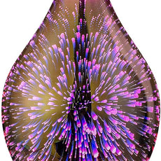 Porseme Essential Oil Diffuser 3D Firework Glass Aromatherapy Ultrasonic Humidifier Rose Gold,Auto Shut-Off,Timer Setting,BPA Free,Aroma Decoration for Home,Office,Gym,Spa,Premium Gift 100ML