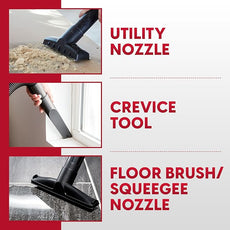 Vacmaster VOC812SF 1101 8-Gallon Premium Stainless Steel Wet/Dry Vacuum, Red Edition, 8 Gal