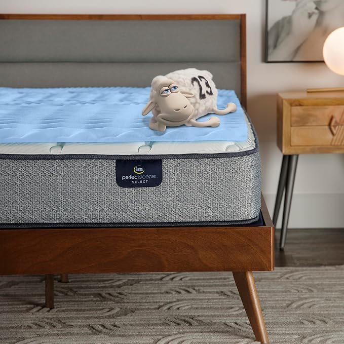 Serta Comfort Zone Cooling Memory Foam Mattress Topper, 1.5 Inch, Twin XL