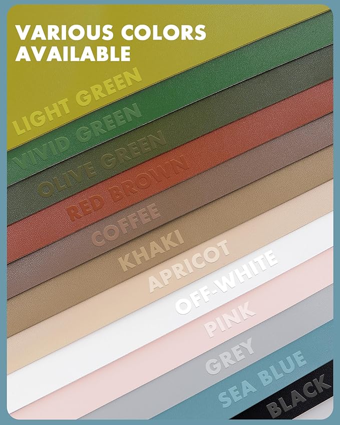 YSAGi Double-Sided Desk Pad, 35.4"x17"Leather Desk Mat, Eco Cork Desk Pad Protector,Large Mouse Pad,Waterproof Desk Blotter for Office/Home(Sea Blue)