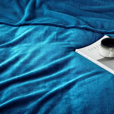 IR Imperial Rooms Fleece Blanket 12 Pack Twin Size 60 x 80 Inches - Super Soft Fluffy Throw Blanket for Sofa and Bed - Warm and Cozy Lightweight 400 GSM Microfiber Bed Throws Blankets (Twin, Teal)