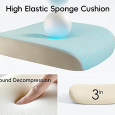 TRALT Office Chair - Ergonomic Office Chair with Back Support, Computer Chair - Home Office Desk Chairs, 330lbs Wide Seat Big and Tall Office Chairs with Headrest, Comfy Desk Chairs (Beige)