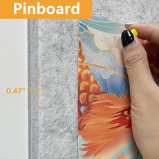 Thick Cork Board Tiles for Wall with Push Pins, 36