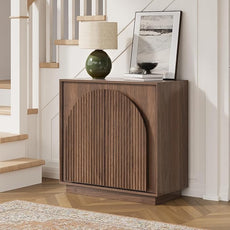 win2win Fluted Sideboard Buffet Cabinet with Storage, 31.5
