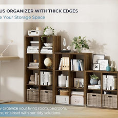 7 Cube Storage Organizer, Cube Shelf with Heavy-Duty Thick Boards, 25.12