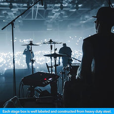 Seismic Audio SARMSS-16x515 Rack Mount 16 Channel XLR TRS Combo Splitter Snake Cable - 5' & 15' XLR trunks