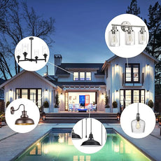 TJOY 100 Pack Vintage Edison LED Light Bulbs, Dimmable, 60W Equivalent, E26 Medium Base, 5000K Daylight, ST58, 8W, 800LM, Ultra-Bright, 80+CRI, Antique Decorative Filament, Clear Glass