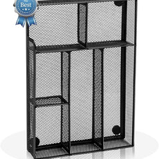 Desk Drawer Organizer, Office Drawer Divider Organizer Tray with 6 Compartments, Metal Mesh Desktop Organization and Accessories for Stationery Makeup Kitchen Toolroom School ＆Office, 12.6x8.27x1.6 in