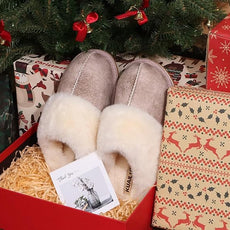 KuaiLu Womens Fluff Dual Memory Foam Slippers Ladies Cozy Arch Support Warm Scuff Slippers Slip on Comfy Winter House Shoes with Non-Slip Indoor Outdoor Hard Sole