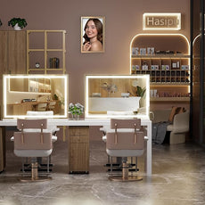 Hasipu Vanity Mirror with Lights and Bluetooth Speaker, 37