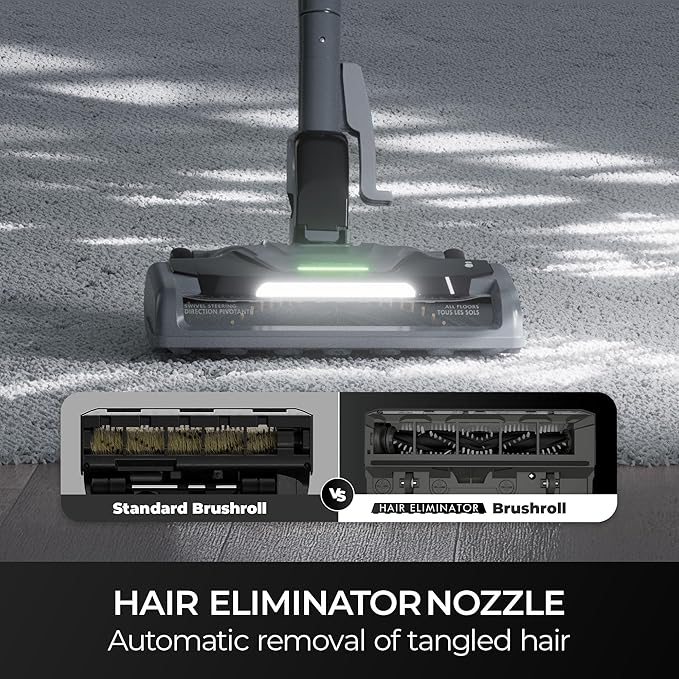 Kenmore BC3006 400 Series Pet Friendly Lightweight Bagged Canister Vacuum Cleaner 2-Motor Design with Hair Eliminator Brushroll, HEPA Filter, LED Headlight, Extended Wand and Auto Cord Rewind