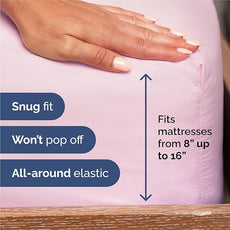 King Size 4 Piece Sheet Set - Comfy Breathable & Cooling Bed Sheets Set - Hotel Luxury Bedding for Women, Men, Kids, Teens, Boys & Girls - Deep Pockets, Soft and Wrinkle Free - Oeko-Tex - Light Pink