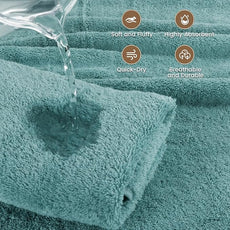 SEMAXE 4-Pack Luxury Bath Towels for Bathroom, 100% Cotton, Soft, Absorbent, and Quick-Drying, 55