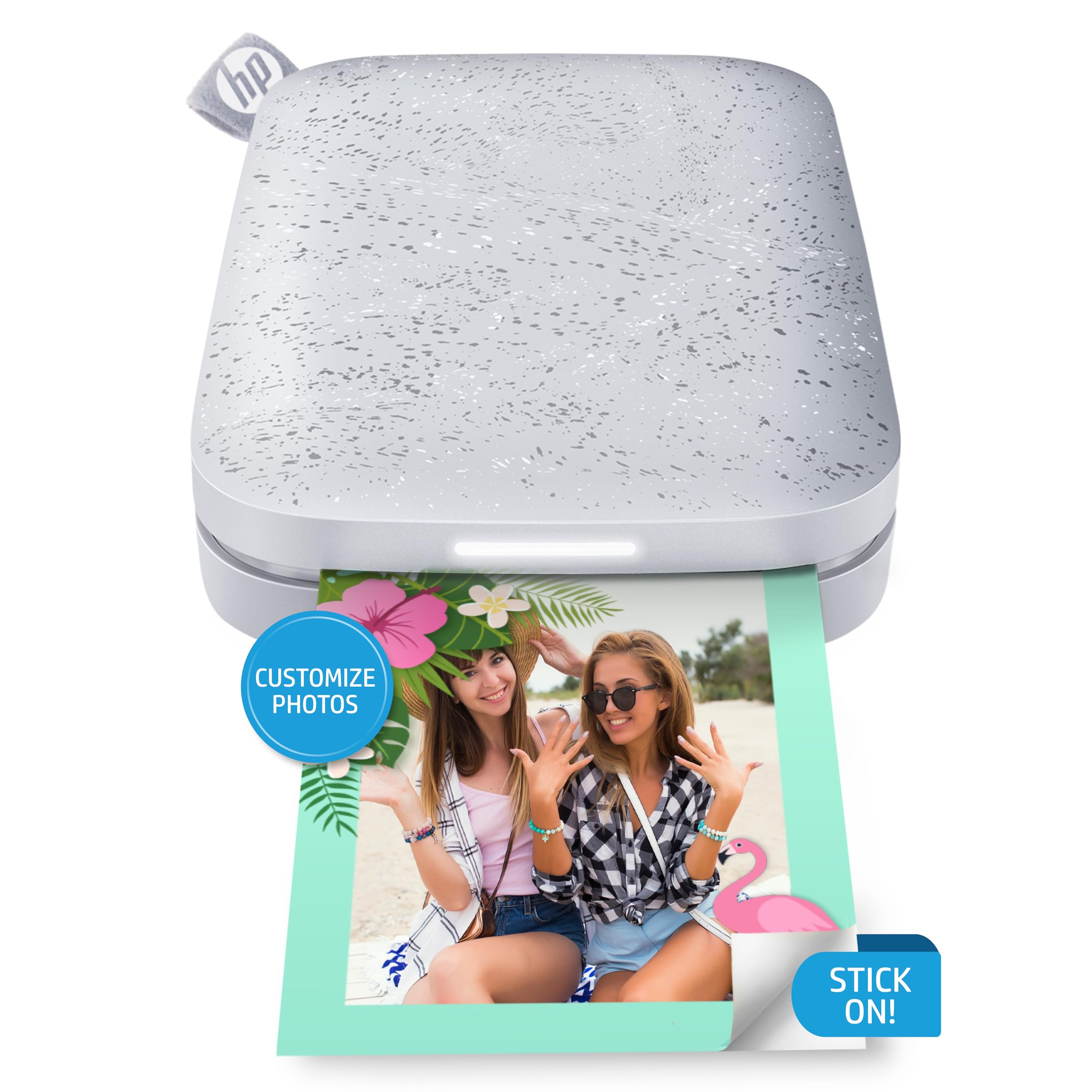 HP Sprocket Portable 2x3 Instant Photo Printer (Lilac) Print Pictures on Zink Sticky-Backed Paper from Your iOS & Android Device.