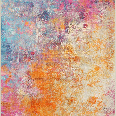 Lahome Modern Abstract Washable 6x9 Area Rugs for Living Room, Colorful Soft Bedroom Rug for Girls Kids Non Slip Stain Resistance, Large Accent Carpet for Kitchen Dining Room Dorm