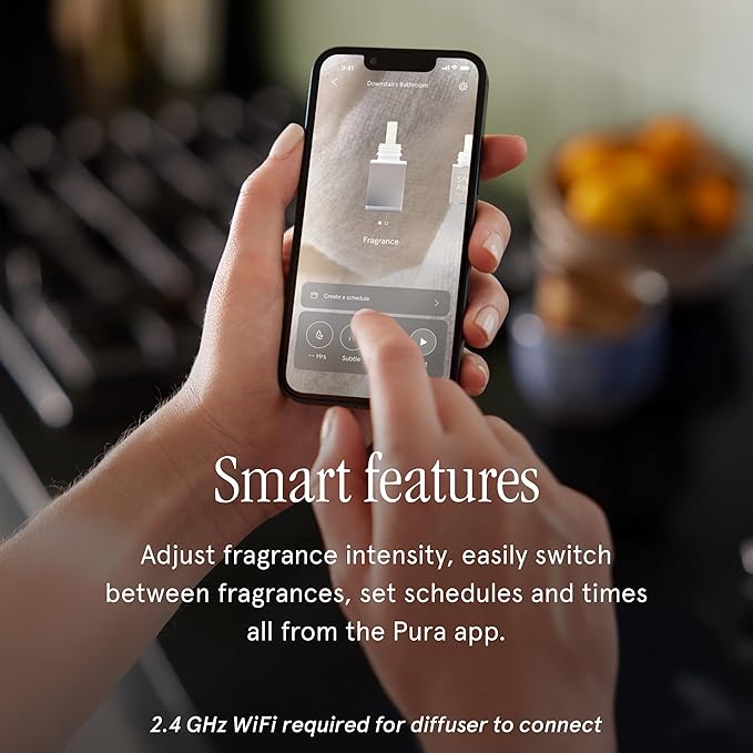 Pura x Studio McGee Home Scent Refill - Smart Air Diffuser - Up to 120-Hours of Luxury Fragrance per Refill - Home Essential - Clean & Safe Diffuser Fragrance - 2 Pack, Winter Bayberry