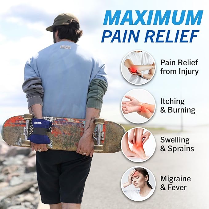 CryoMAX Cold Pack, Reusable, 8 Hour Cold Therapy Ice Pack, Small, 6"x 6" (Pack of 2)