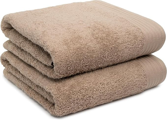 100% Cotton Towels 35" X 70" | Sand Towels Set of 2 Ultra Soft and Highly Absorbent Bath Towel Set Cotton, Gym, Hotel, Spa, Machine Washable