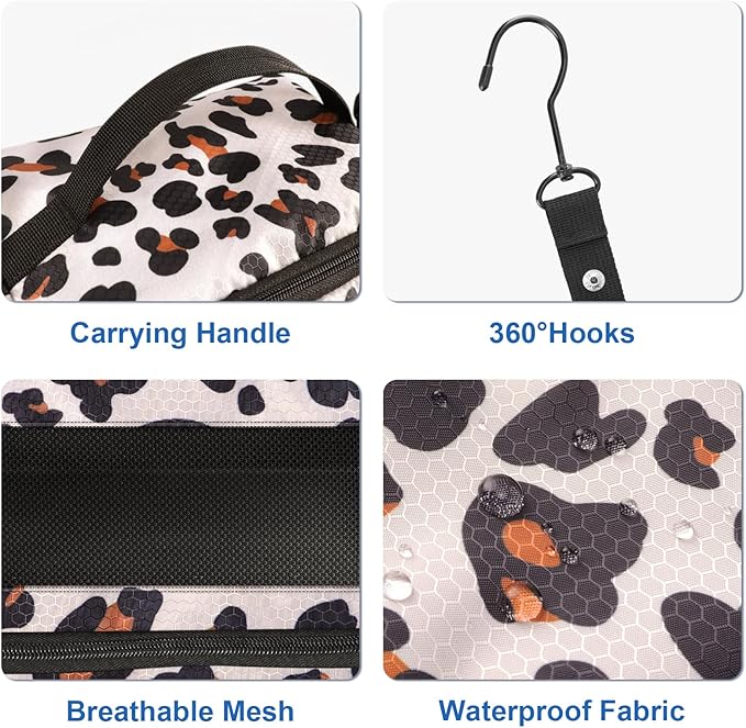 Suitcase Organizer, Travel Luggage Organizer Portable Hanging Travel Shelves Collapsible Hanging Packing Cubes for Carry on Suitcase