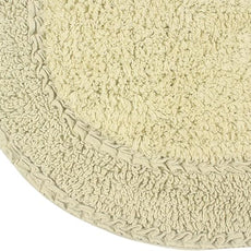 Home Weavers Double Ruffle Collection 100% Cotton Bathroom Rugs Set, Washable Rug, Extra Soft and Absorbent Bath Rug, Kitchen Mat, Bath Mat Set, Bath Floor Mat Non Slip, 21