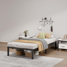 Metal Bed Frame Twin XL Size - 12 Inch Heavy-Duty Twin XL Platform Bed Frame No Box Spring Needed, Easy Assembly, Noise-Free, Sturdy Mattress Foundation, Underbed Storage Space