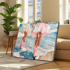 Cowgirl Boots Wall Art Pink Cowgirl Boots FramedWall Decor Retro Pink Western Aesthetic Canvas Prints Poster Trendy Preppy Girls Room Decor Picture for Living Room Bedroom Dorm Framed 16 X 24 in