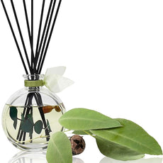 LOVSPA Reed Diffuser Set, Unwind Eucalyptus & Mint Scented Oil Diffuser with Sticks, Home Fragrance Accessories for Bathroom Shelf Decor, Aroma Diffusers for Home or Office Desk, USA Made