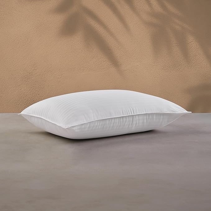 Sobel Westex: Dolce Notte II Stomach, Side and Back Sleeper Bed Pillow for Sleeping | Hotel and Resort Quality | Hypoallergenic, Down Like Fill, Soft Loft (Standard Size)