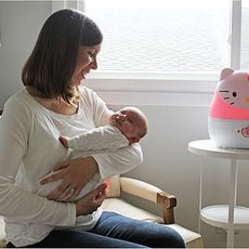 Crane Adorables Ultrasonic Humidifiers for Bedroom and Baby Nursery, 1 Gallon Cool Mist Air Humidifier for Large Room or Kid's Room, Humidifier Filters Optional, Hello Kitty