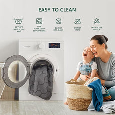 Full Size Waterproof Mattress Protector, 40% Rayon Derived from Bamboo Grey Mattress Pad Cover, 3D Air Fabric Breathable Mattress Pad Fitted with Deep Pocket 6