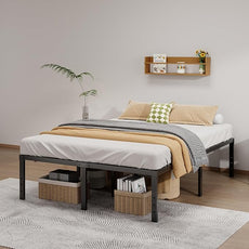 Metal Bed Frame Full Size - 18 Inch Heavy-Duty Full Platform Bed Frame No Box Spring Needed, Easy Assembly, Noise-Free, Sturdy Mattress Foundation, Underbed Storage Space
