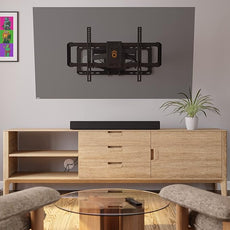 ECHOGEAR TV Cord Hider for Wall Mounted TV - Cable Management Kit Hides TV Wires - Includes 2 Pass Throughs, Locking Brackets, and Hole Saw Drill Attachment (Black)