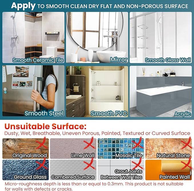 TAILI Stylish 304 Stainless Steel Bathroom Suction Hooks for Towel, Bathrobe, Loofah, No Damage Hanging Glass Shower Wall Hook, Patented Strong Suction Cup Holder, Hold Up to 11 Lbs, I-Cylinder Silver