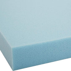 Amazon Basics Queen Mattress Topper, Cooling Gel-Infused, CertiPUR-US Certified, 2 inches, Blue