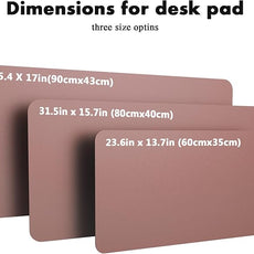 YSAGi Double-Sided Desk Pad, 35.4