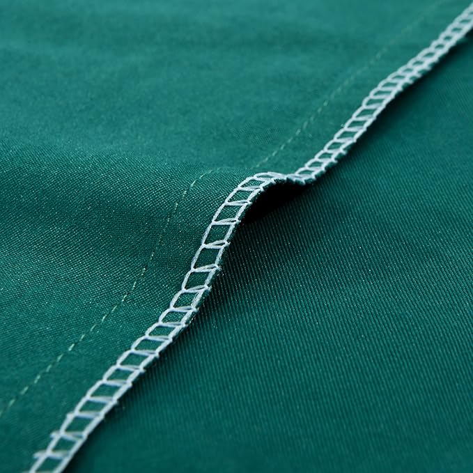 FLXXIE Body Pillow Cover - Super Soft Microfiber 20x54 Body Pillow Case - Envelope Closure, Wrinkle, Stain Resistant Dark Green Body Pillow Cover, 20x54, Dark Green