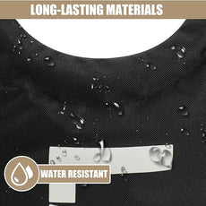 DOKEHOM 90L Large Laundry Basket, Collapsible Laundry Bag, Freestanding Tall Clothes Hamper, Foldable Washing Bin (Black)